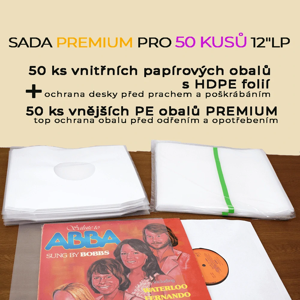 Sada pro 50 ks 12" LP PREMIUM