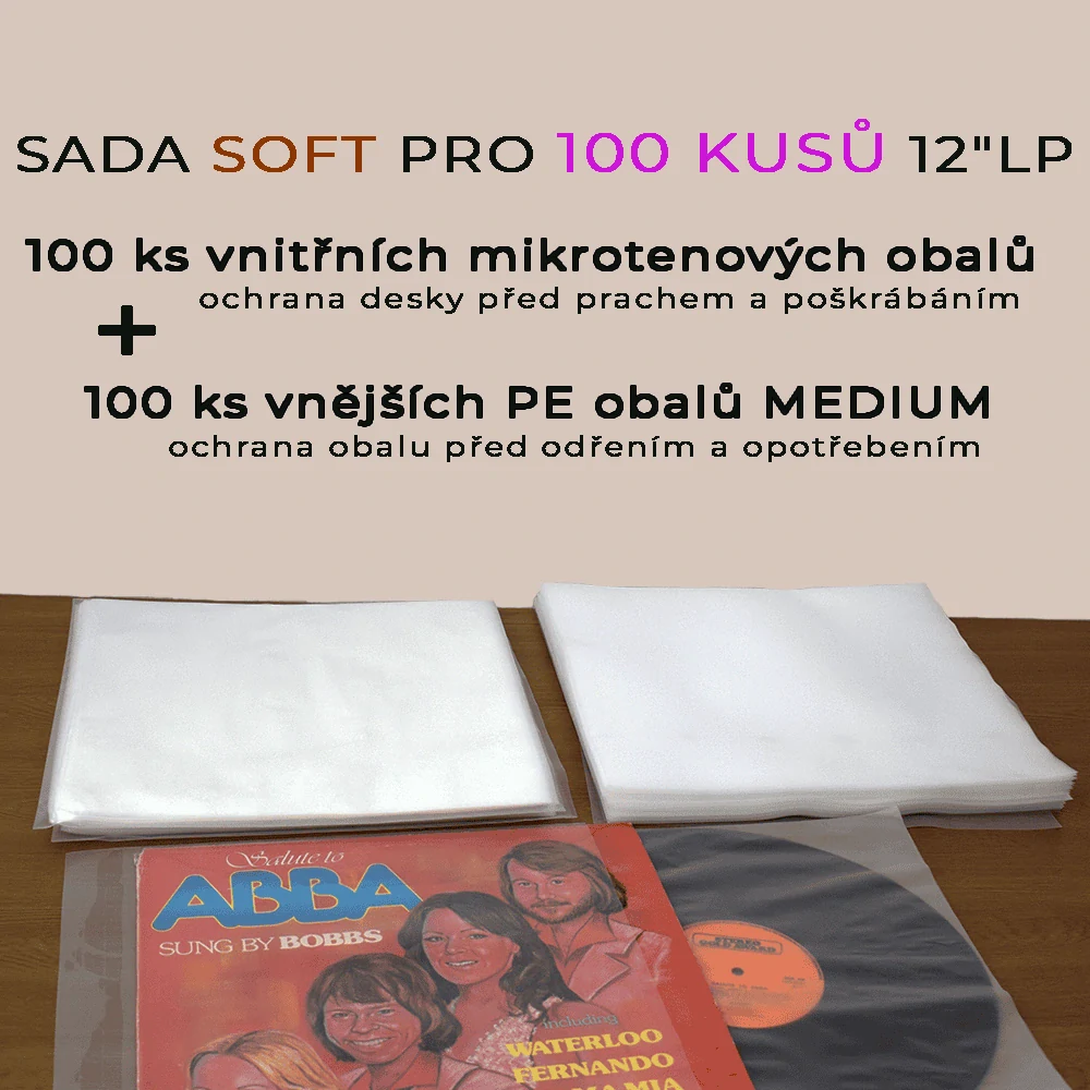 Sada pro 100 ks 12" LP SOFT