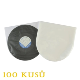 Antistatický obal vinyl EP (10") KATTA půlkruh 100 KS
