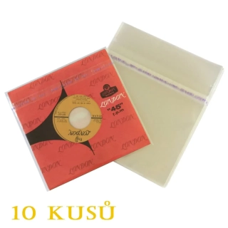 Vnější zalepovací PP obal KATTA na vinyl SP (7") 10 KS
