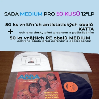 Sada pro 50 ks 12" LP MEDIUM