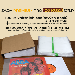 Archivační sada PREMIUM pro 100 ks 12" LP