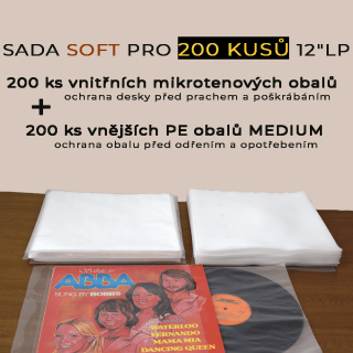 Archivační sada SOFT pro 200 ks 12" LP
