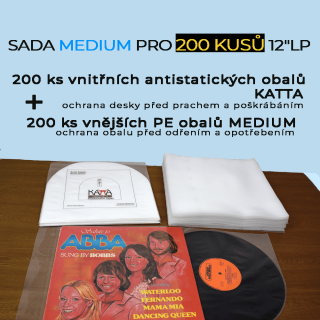 Archivační sada MEDIUM pro 200 ks 12" LP