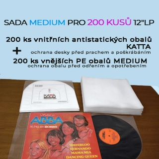 Sada pro 200 ks 12" LP MEDIUM