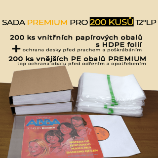 Archivační sada PREMIUM pro 200 ks 12" LP